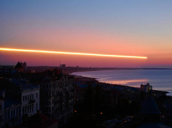 Ночью в небе над Одессой горожане ловили НЛО