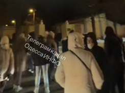 Жители Одессы вышли на протест из-за отсутствия электричества