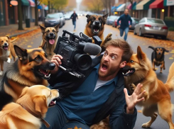 В Одесской области стая бездомных собак напала на съёмочную группу телевидения