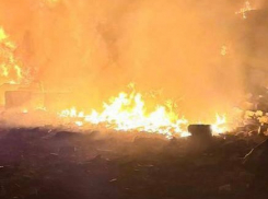 Появилось видео ночного удара ВС РФ по солнечной электростанции в Одесской области