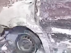 Российский дрон «Ланцет» разнес автобус ТЦК в Одесской области