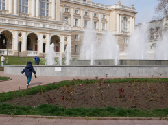 Главный фонтан Одессы заработал после зимы