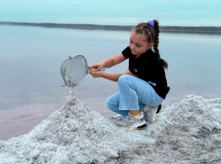 Неравнодушные жители Одесчины собрали полтонны соли из высыхающего уникального озера