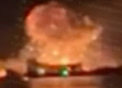 Появилось видео со взрывом в Одесском порту