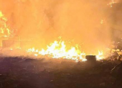 Появилось видео ночного удара ВС РФ по солнечной электростанции в Одесской области