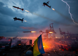 Появилось видео уничтожения тайного груза НАТО под Одессой