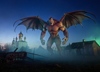 Как и предсказывал одесский пророк, Украинские сёла атаковала жуткая Чупакабра