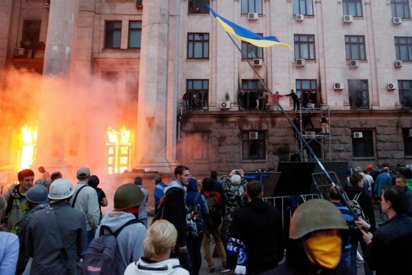 Европа признала Украину виновной в сожжении людей в одесском Доме профсоюзов