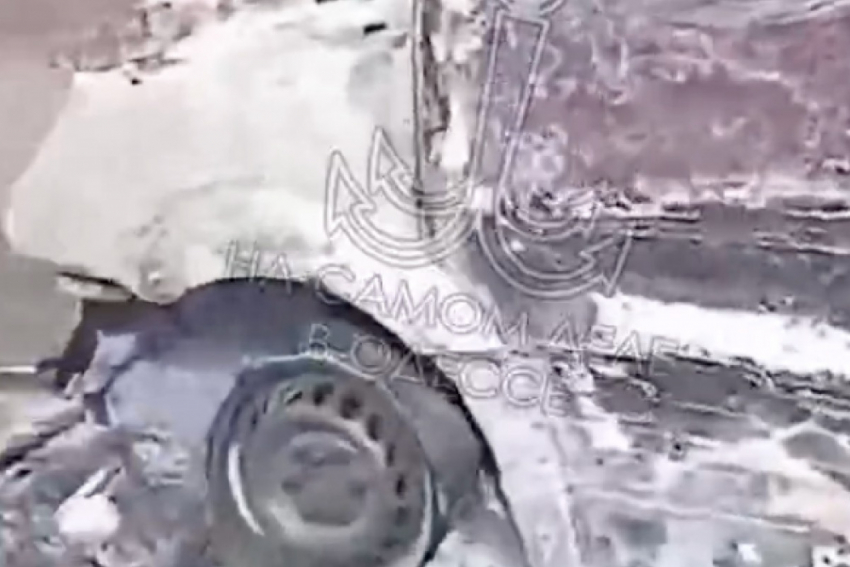 Российский дрон «Ланцет» разнес автобус ТЦК в Одесской области