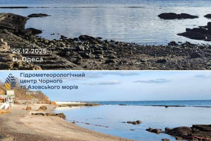 Одесское побережье настигла новая эко-катастрофа: море отступило на 70 метров