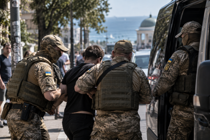 Одесские ТЦК надели бронежилеты: военкомы готовятся к сопротивлению на улицах