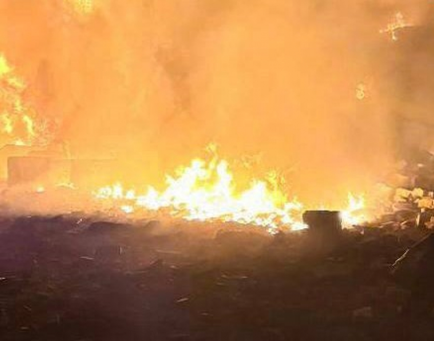 Появилось видео ночного удара ВС РФ по солнечной электростанции в Одесской области