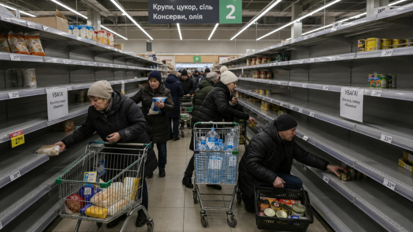 «Сахар закончился, гречка подорожала»: в Одессе скупают продукты в ожидании голода