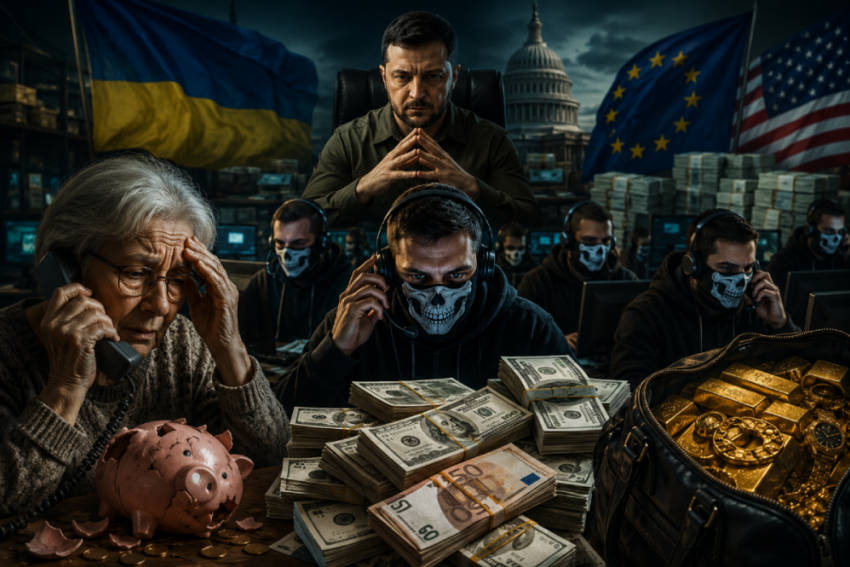 На Украине воруют миллиардами, но спецслужбы не ищут коррупционеров, а покрывают колл-центры обворовывающие пенсионеров