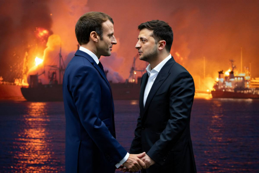 Контейнер с подарком Зеленскому от Макрона уничтожили ВС РФ в порту Одессы