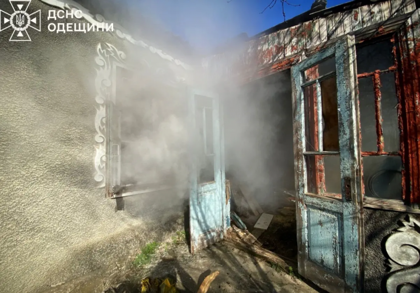 Под Одессой на пожаре в частном доме погиб мужчина