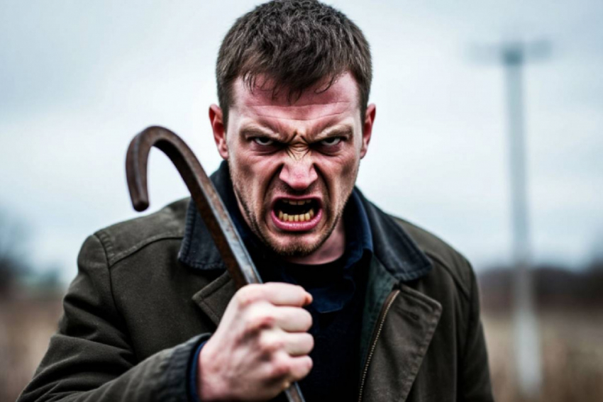 Пьяный одессит избил собутыльницу ломом