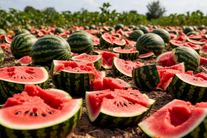В Одесской области уничтожен урожай арбузов