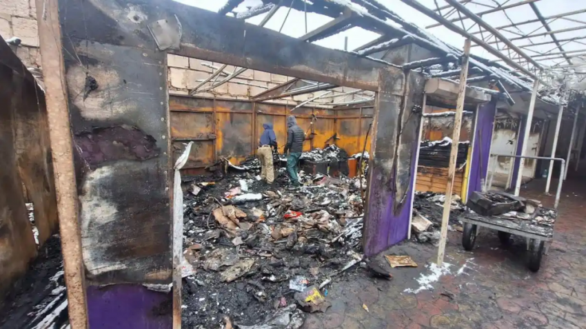 В Одесской области из-за работы генератора чуть не сгорел рынок