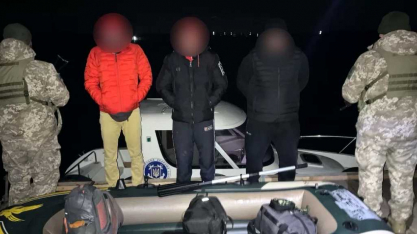 В Одесской области задержали троих украинцев, пытавшихся незаконно сбежать  