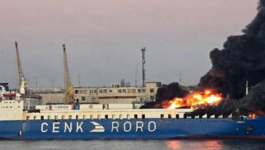 Эксперт Дандыкин прокомментировал пожар на судне «CENK T» в порту Одессы